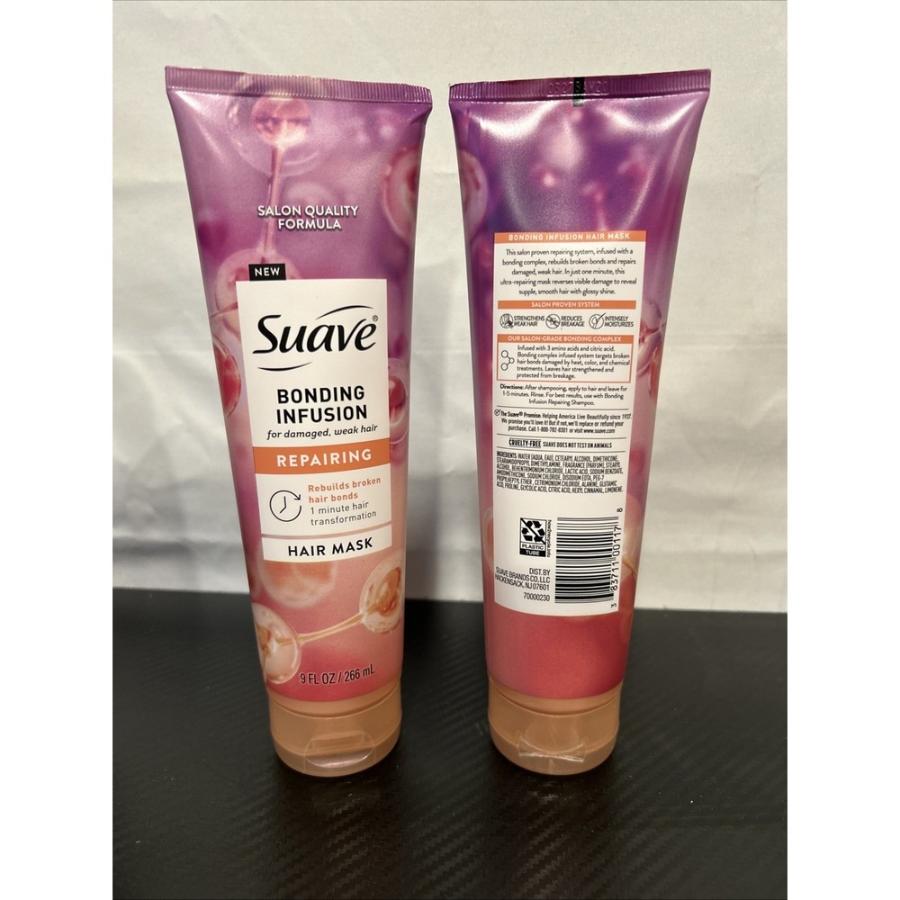 Suave Bonding Infusion‎ Hair Mask Repairing 9oz 2 Pack New